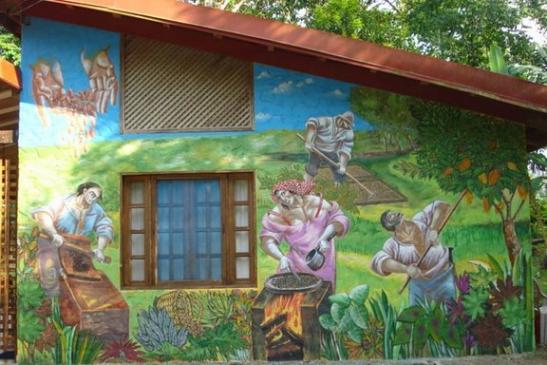 The proceder of making chocolate