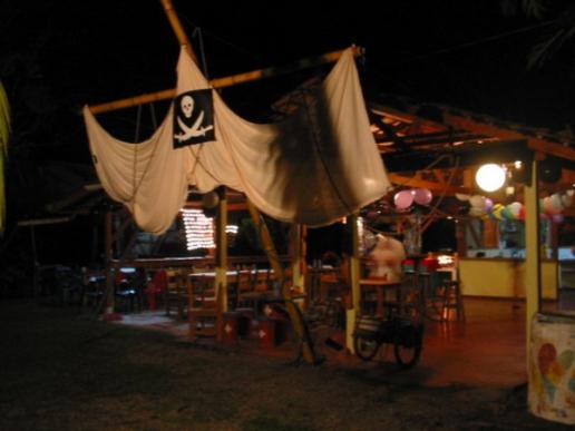 a pirate party at our "Ciosco"